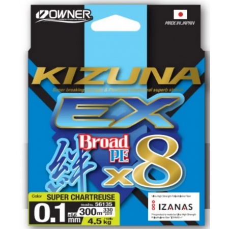 Owner Kizuna EX X8 300m Super Chartreuse
