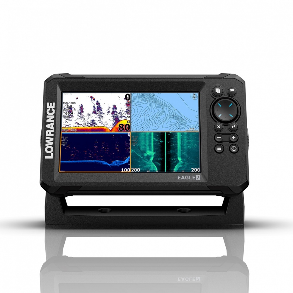 Lowrance Eagle 7" TS Karttaplotteri kaikuluotain Tripleshot HD anturilla